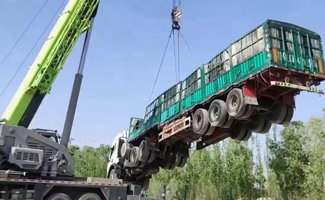 阳东区道路脱困救援案例